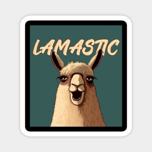 Funny lama Magnet