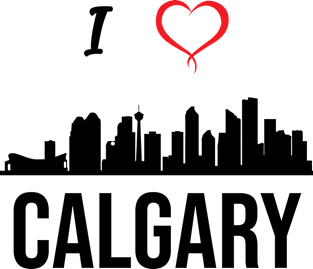 I love Calgary Alberta Canada Magnet