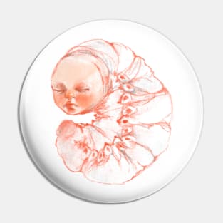 Baby maggot Pin