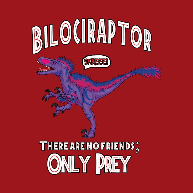 Bilociraptor - Bisexual Pride by Tygerwolfe