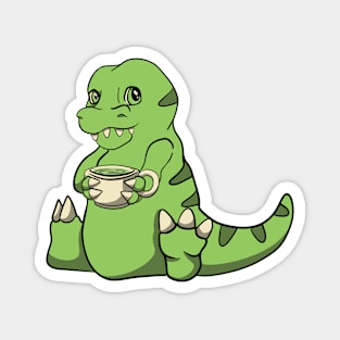 Cute Tea- Rex Magnet