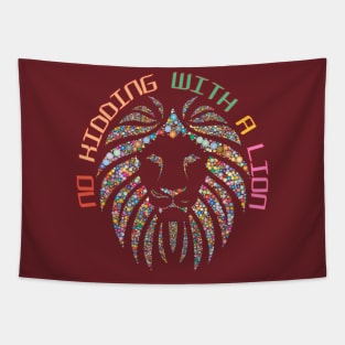 lion king no kidding with a lion | animal collection 2020 Tapestry