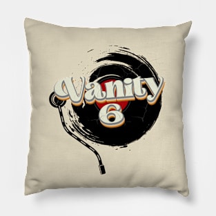 Vanity 6 // Vinyl Vintage Style Pillow