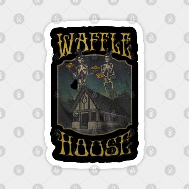 Waffle-House-Grateful-Dead-Lot Magnet by dtr_art