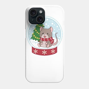 Christmas crystal ball Phone Case