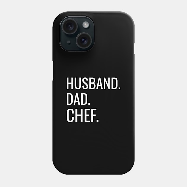 Husband Dad Chef Phone Case by Saimarts