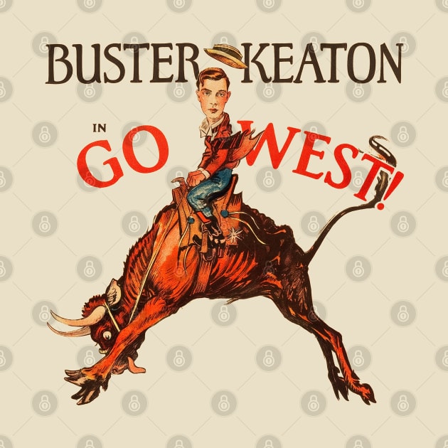 Buster Keaton in Go West! by MovieFunTime