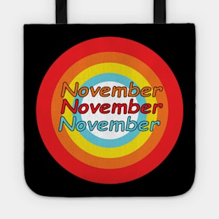 November Shirt T-Shirts Tote