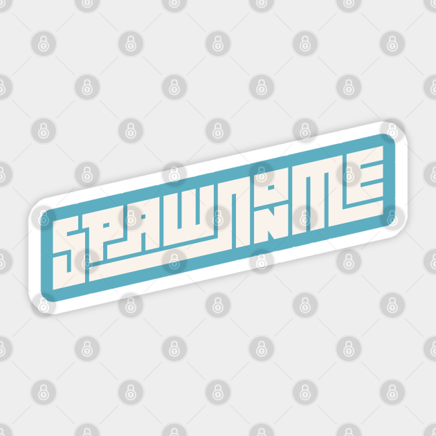 SOM BANNER Sticker (WHITE) - Spawn On Me Podcast - Sticker