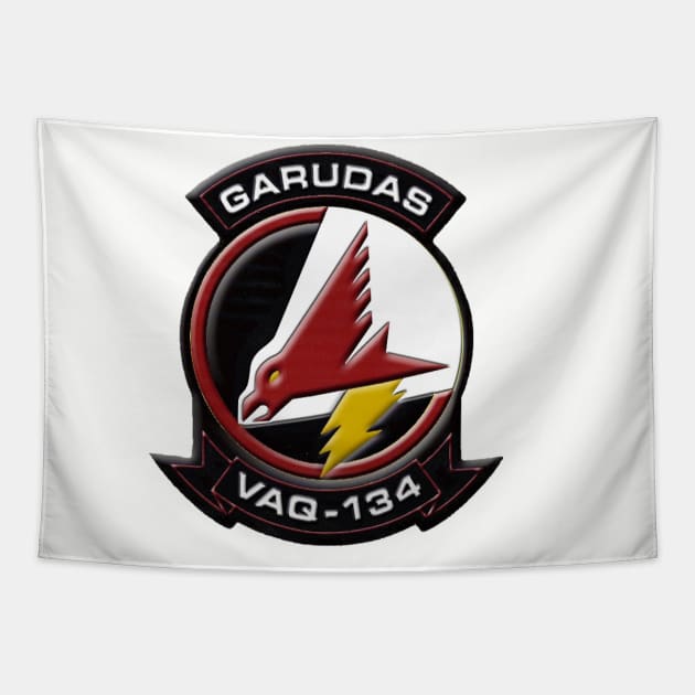 VAQ-134 Garudas Patch Tapestry by Spacestuffplus