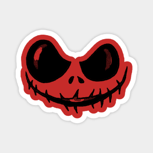 Spooky Halloween Face Magnet