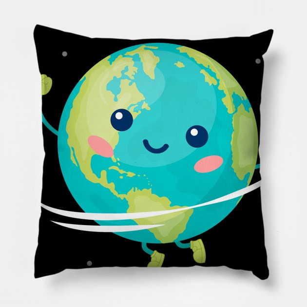 Happy Earth Day Funny Shirt Pillow by magdynstein