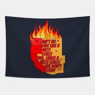 Ain't no Fire Tapestry