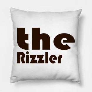 The rizzler trendy slang tiktok design cool gen z Pillow