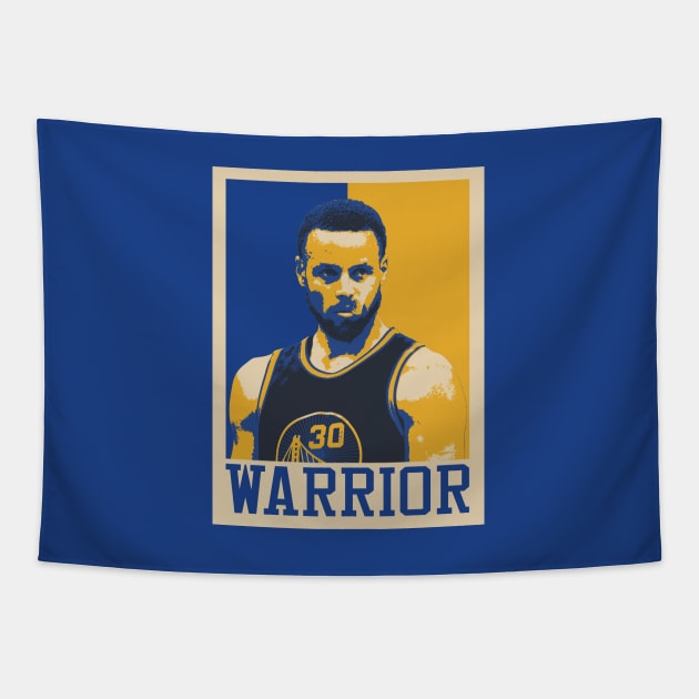 Steph Curry Pop Art Style Tapestry by mia_me