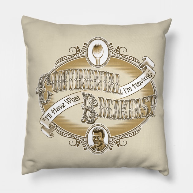 Continental Breakfast Pillow by tonynichols