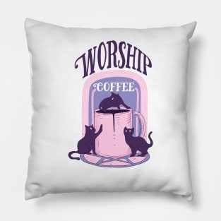 Worship coffee Pillow