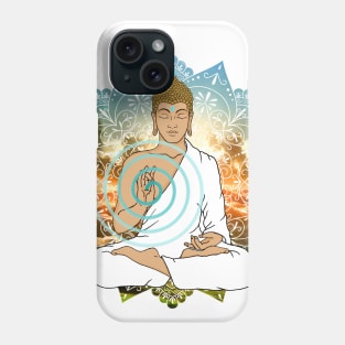 Mandala Buddha Sunset Phone Case