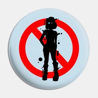 No Rules applied Girls Pin