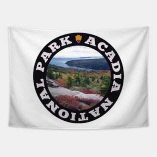 Acadia National Park circle Tapestry