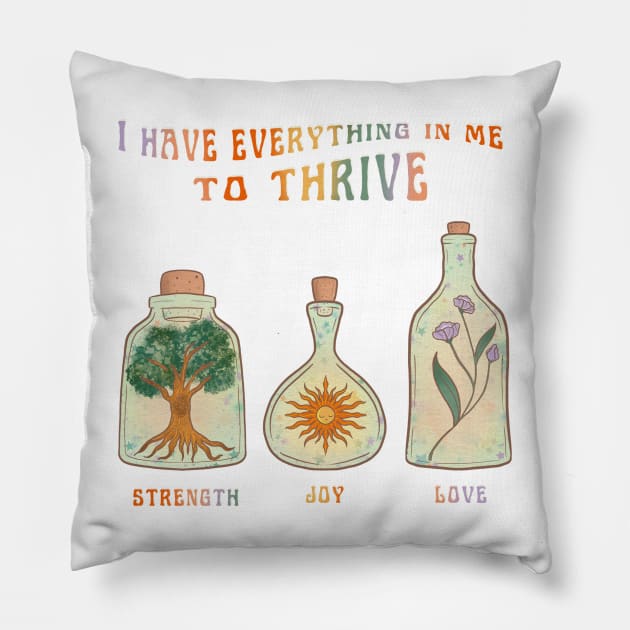 Thrive Pillow by Blooming Lau