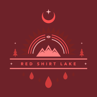 red shirt lake boho T-Shirt