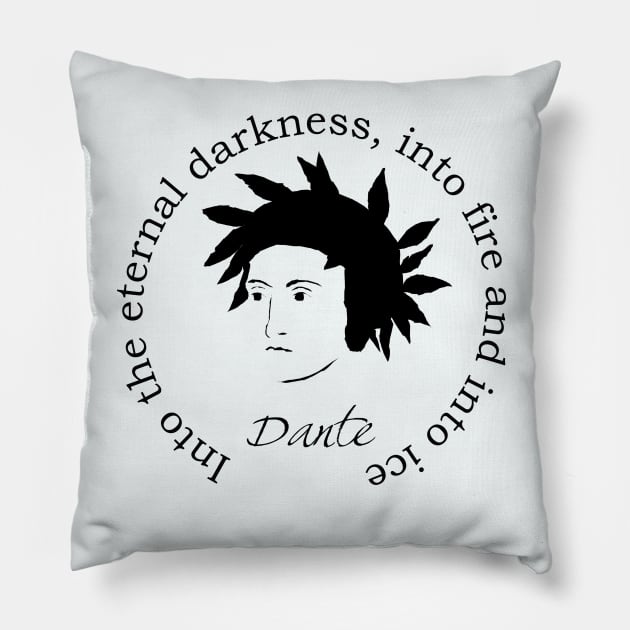 Dante Quote Pillow by PoetandChef