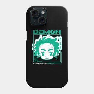 Tanjiro Demon Slayer Chibi Style. Phone Case