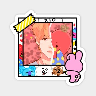 BT21 Tata frame Magnet