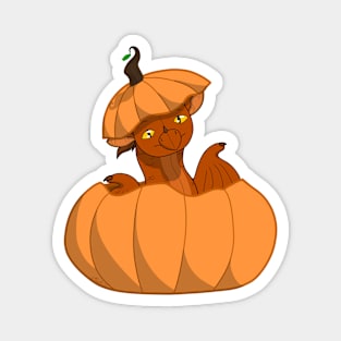 Pumpkin Dragon Magnet