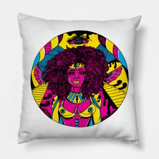 CMYK Kemet Warrior Pillow