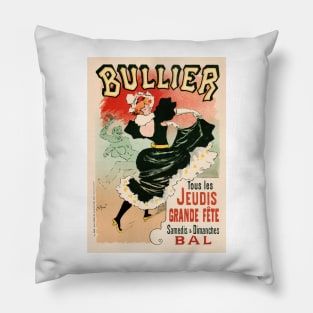 BAL BULLIER 1899 Tous Les Jeudis Grande Fête by Poster Artist Georges Meunier Pillow