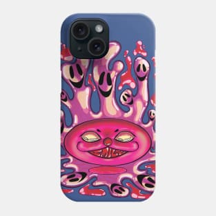 the clown with a fake smile Phone Case