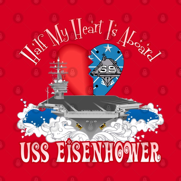 Half My Heart - USS Eisenhower by MilitaryVetShop