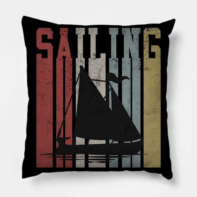 Sailing Sail Sailboat Sail Anchor Pillow by Print-Dinner