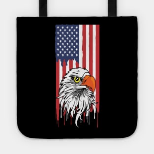 America Flag and USA Eagle Tote