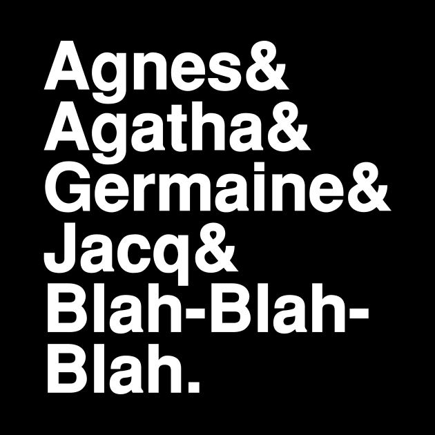 Agnes, Agatha, Germaine & Jacq by jeffale5