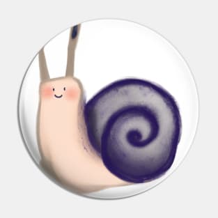 Cute Snail Drawing Pin