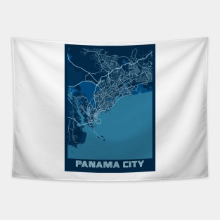 Panama City - Panama Peace City Map Tapestry