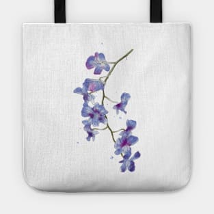 Watercolor orchid Tote