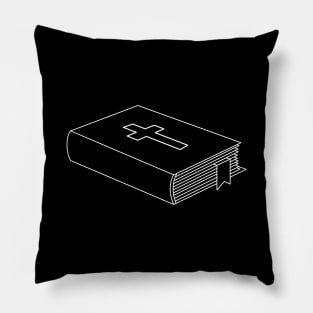 Black Bible Pillow