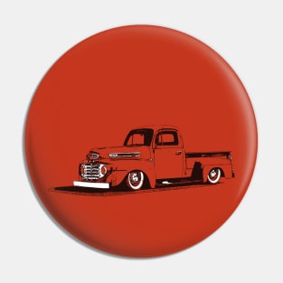 1948 Ford F-1 Pickup - monochrome Pin