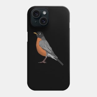 American Robin Bird Birder Birdlover Birdwatcher Animal Phone Case