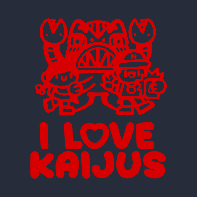 Kaijus just need friends III by RedOni Clothing