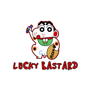 Shin Chan Lucky Bastard T-Shirt