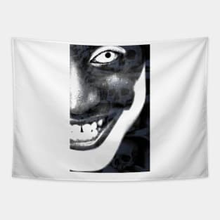 Scary man smile Tapestry