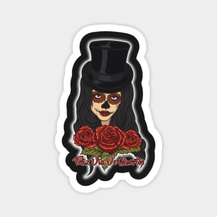 TopHat La Catrina - Dia De Los Muertos Magnet