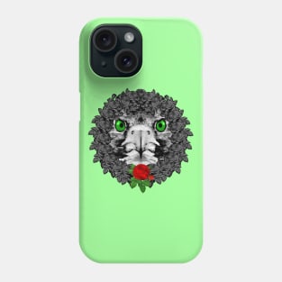 Hawk Red Rose Wreath Phone Case