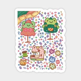 Froggy Clothes Store Magnet