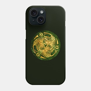 Sleeping kittens in celtic style Phone Case